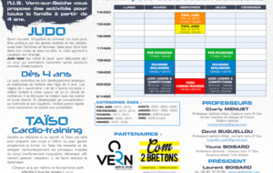 Planning des Cours Saison 2020-2021